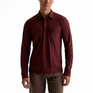 Ag Adriano Goldschmied Bryce Long Sleeve Polo NWT Mens Large